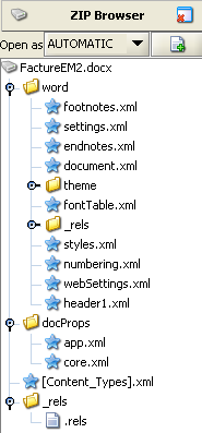open xml office browser