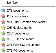 editix document filter